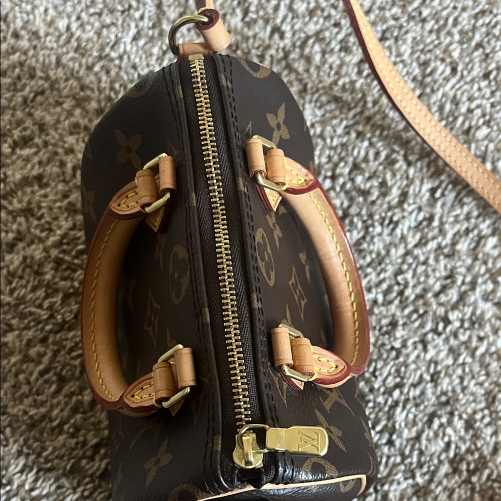 Louis Vuitton Nano Speedy Monogram Mini Crossbody Bag - Picture 5 of 16